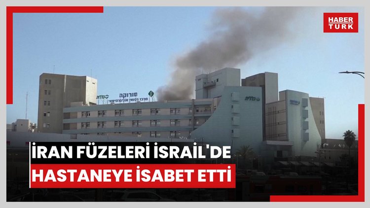 İran füzeleri İsrail'de hastaneye isabet etti