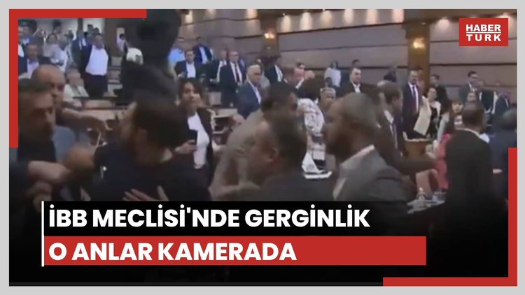 İBB Meclisi'nde gerginlik