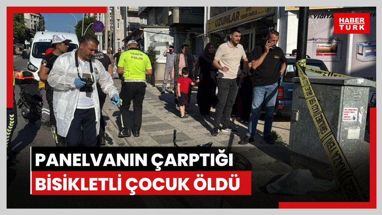 Kocaeli'de panelvanın çarptığı bisikletli çocuk hayatını kaybetti