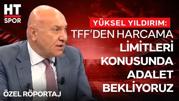 Samsunspor Başkanı Yıldırım HT Spor ekranlarında TFF'ye seslendi - Özel Röportaj