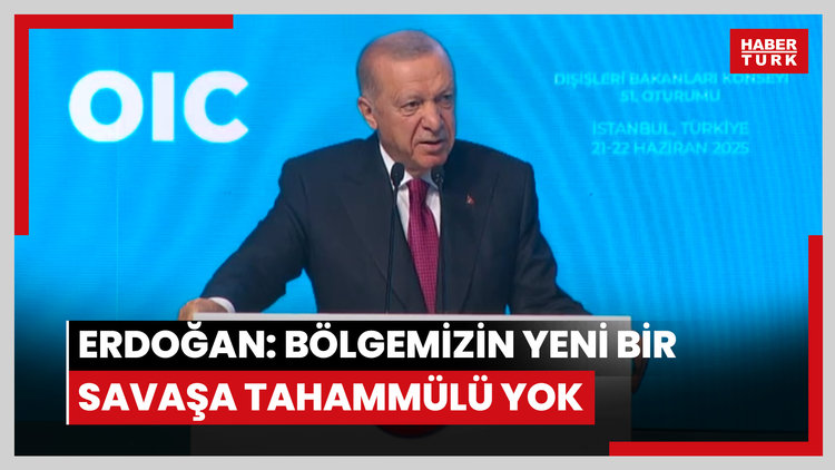 Cumhurbaşkanı Erdoğan: Bölgemizin yeni bir savaşa tahammülü yok