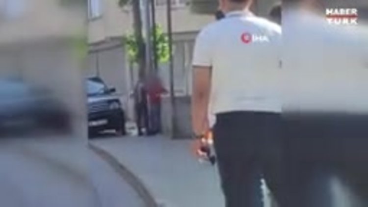 Arnavutköy'de bir kadın sokak ortasında darp edildi