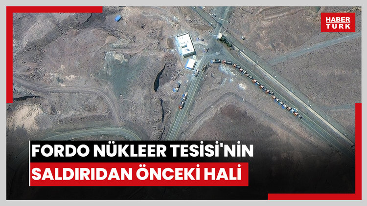 Fordo Nükleer Tesisi'nin saldırıdan önceki hali