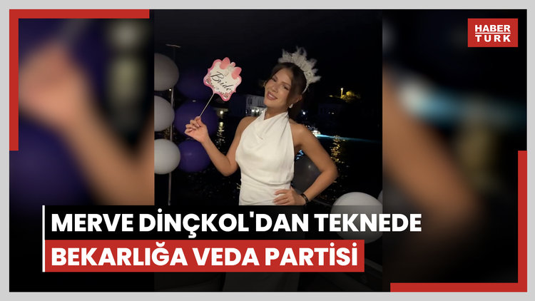 Merve Dinçkol'dan teknede bekarlığa veda partisi