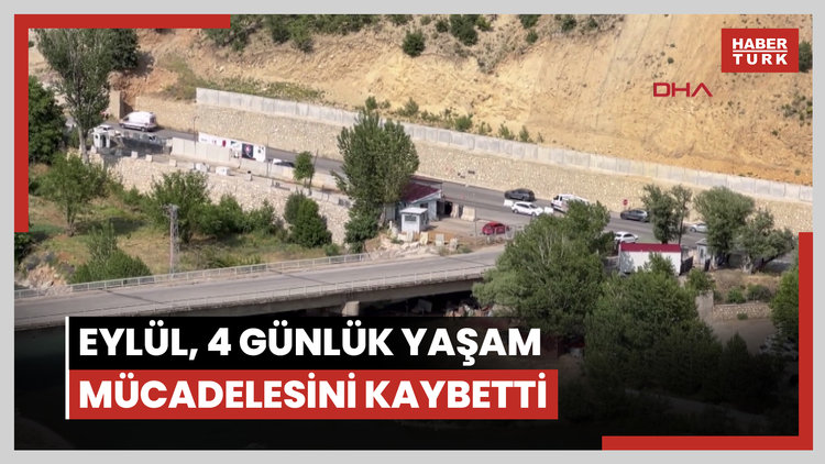 Munzur Çayı'na düşen Eylül, 4 günlük yaşam mücadelesini kaybetti