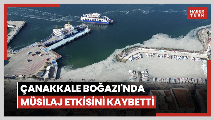 Çanakkale Boğazı'nda müsilaj etkisini kaybetti