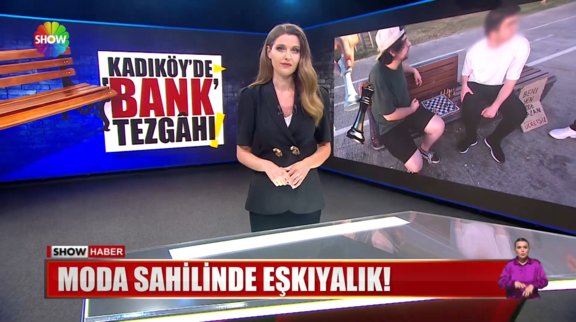 Moda sahilinde eşkiyalık!