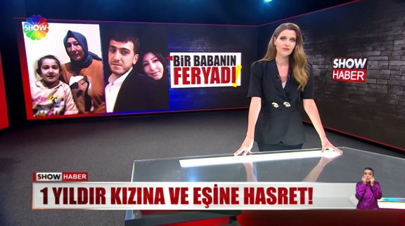 1 yıldır kızına ve eşine hasret!
