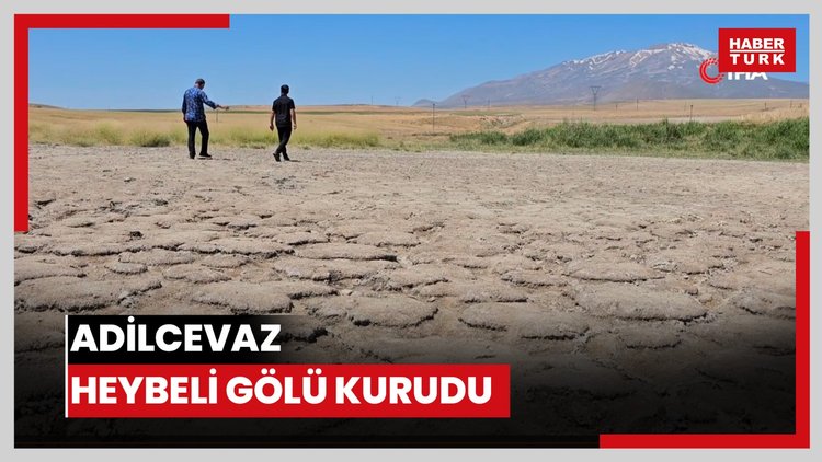 Adilcevaz Heybeli Gölü kurudu