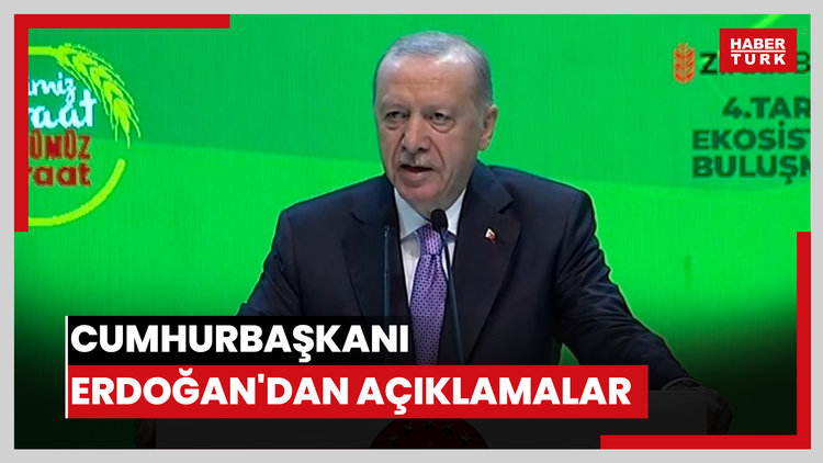 Cumhurbaşkanı Erdoğan'dan açıklamalar