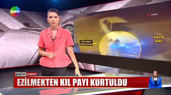 Mucize kurtuluş kamerada!