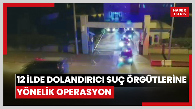 12 ilde dolandırıcı suç örgütlerine yönelik operasyonlarda 230 şüpheli yakalandı