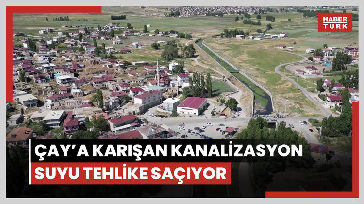 Melendiz Çayı'na karışan kanalizasyon suyu tehlike saçıyor