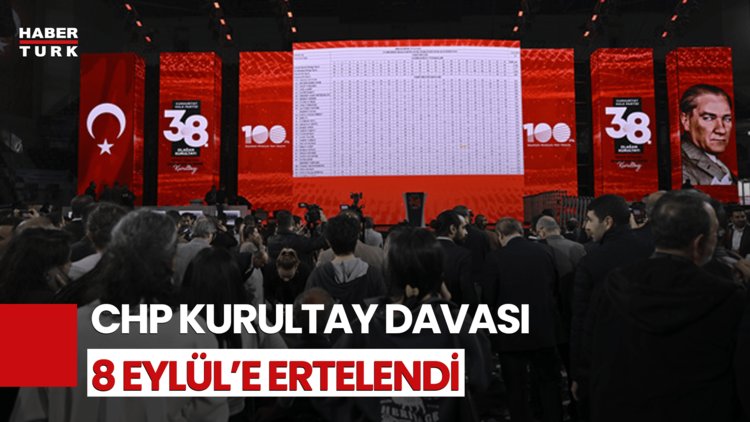 Son Dakika! CHP Kurultay Davası Ertelendi
