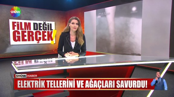 Film değil, gerçek!