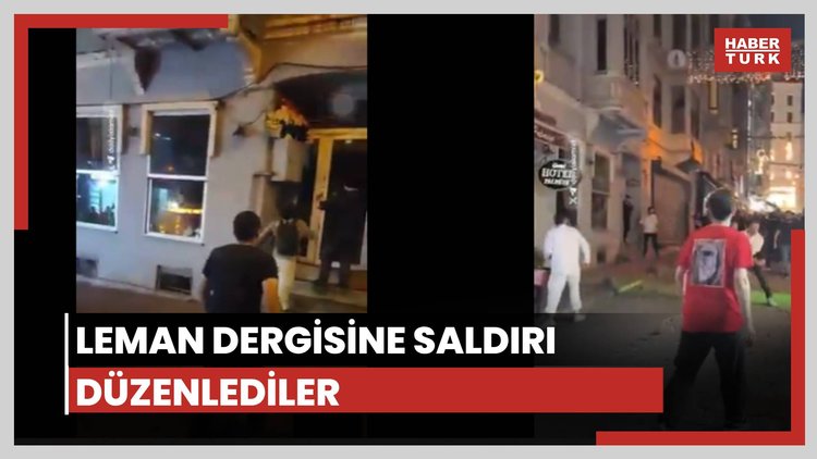 Leman dergisi binasına saldırı