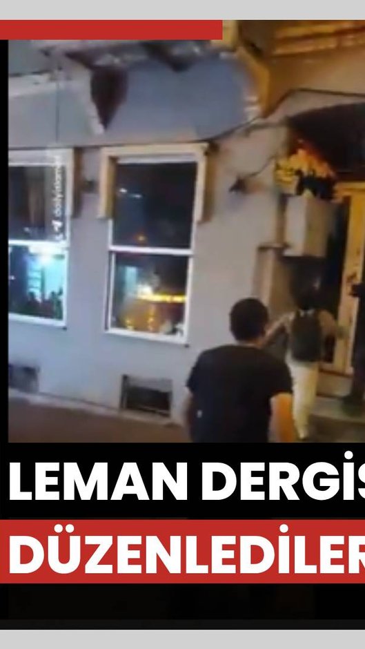 Leman dergisi binasına saldırı