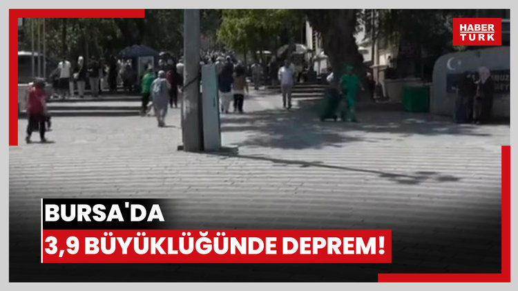 Bursa'da 3,9 büyüklüğünde deprem!
