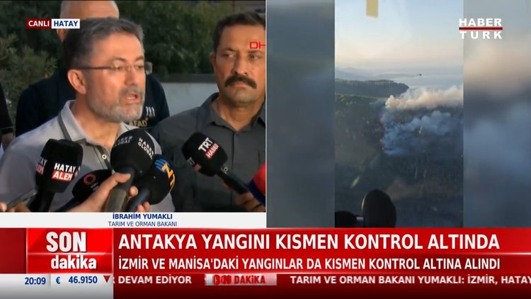 Bakan Yumaklı yangınlarla ilgili son durumu bildirdi