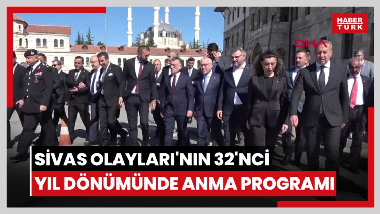 Sivas Olayları'nın 32'nci yıl dönümünde anma programı