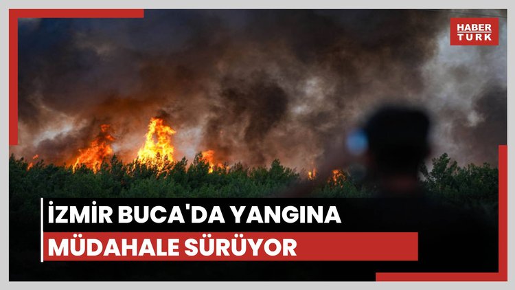 İzmir Buca'da orman yangını