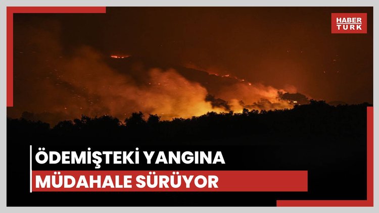 İzmir Ödemiş yanıyor
