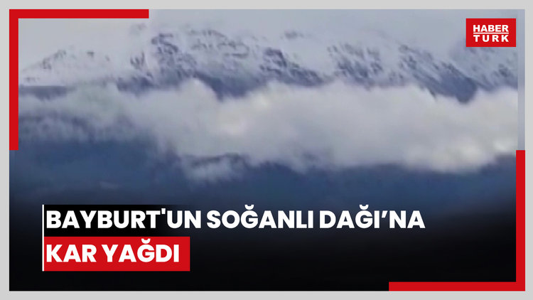 Temmuz'da kar sürprizi: Bayburt'un Soğanlı Dağı'na kar yağdı