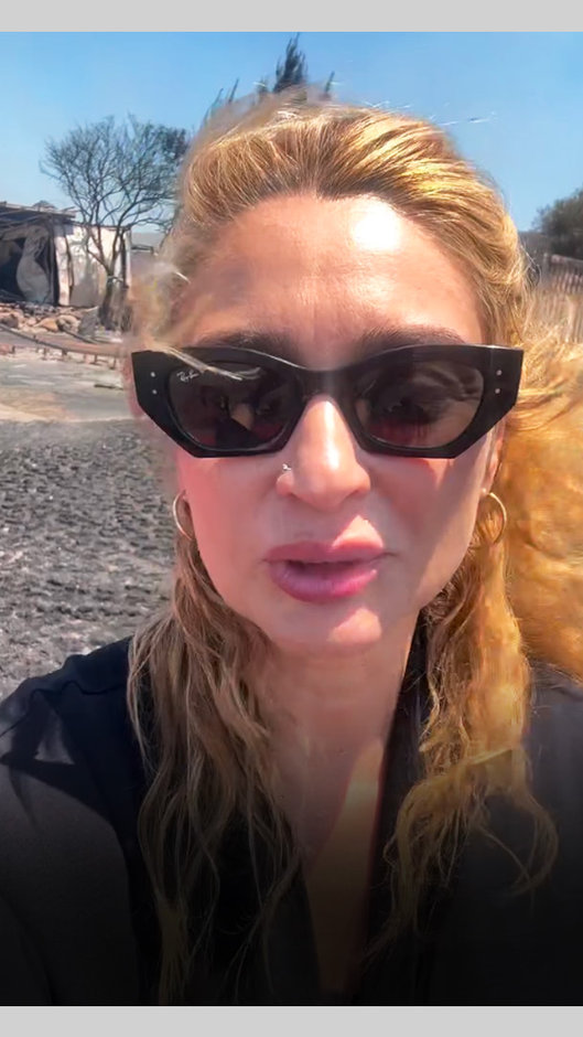 "Her şey kül oldu"