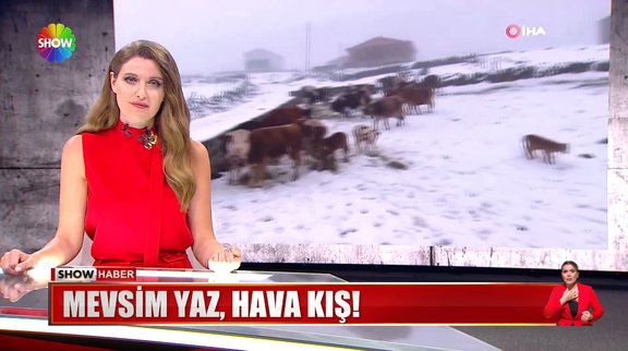 Mevsi̇m yaz, hava kış!
