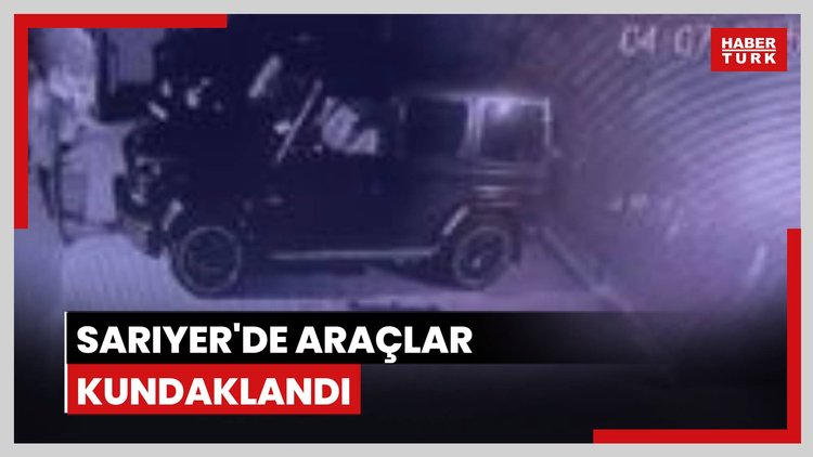 Sarıyer'de iş insanlarına ait 30 milyon lira değerindeki cipler kundaklandı