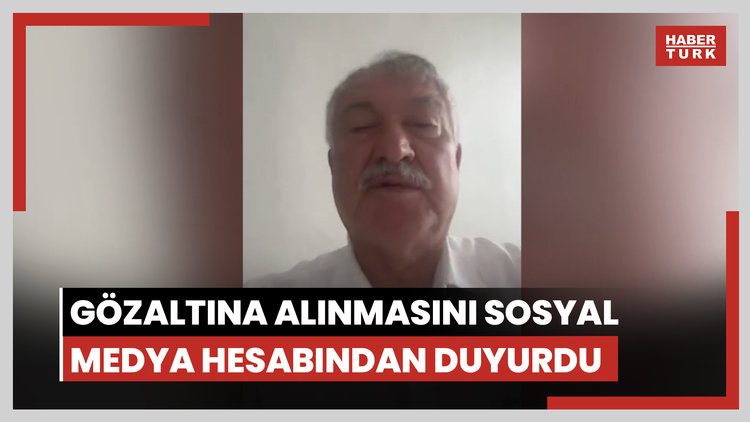Zeydan Karalar, gözaltına alınmasını sosyal medya hesabından duyurdu