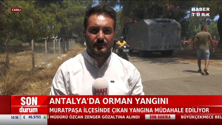 Antalya Muratpaşa'da orman yangını