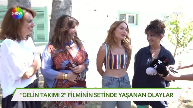 Gelin Takımı 2 setinde yaşanan olaylar!