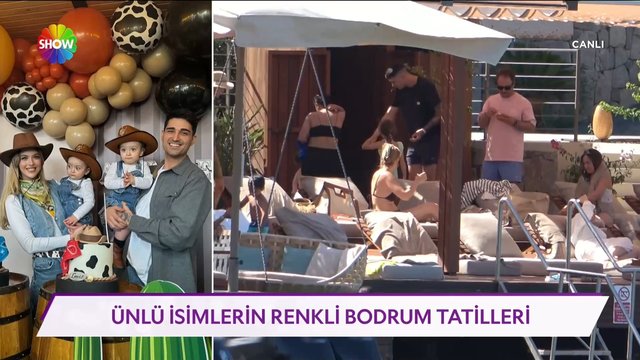 Ünlülerin renkli Bodrum tatilleri!