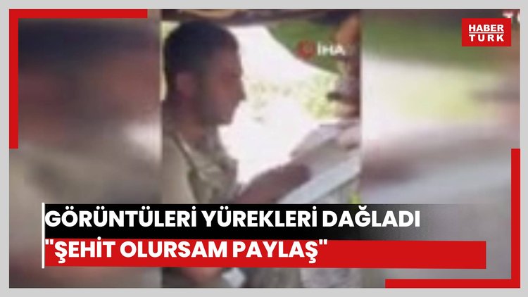 Bitlisli şehidin "Şehit Olursam Paylaş" dediği görüntüleri yürek dağladı