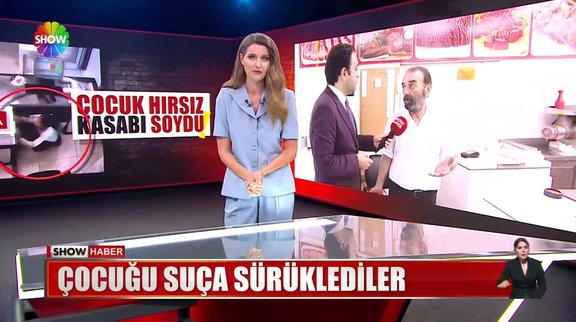 Kasapta çocuk hırsız!