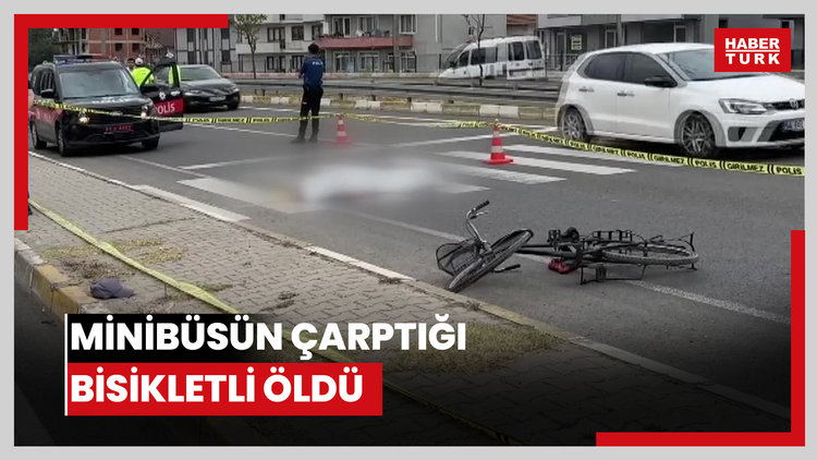 Minibüsün çarptığı bisikletli öldü