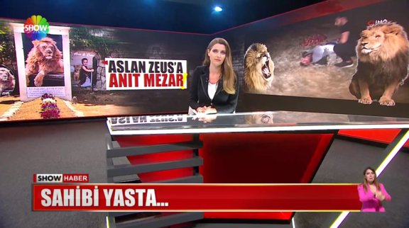Aslan Zeus'a temsili mezar!