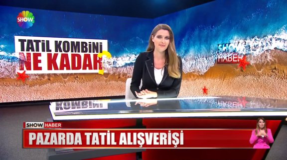 Pazarda tatil alışverişi!