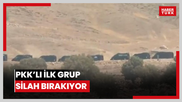 PKK'lı ilk grup silah bırakıyor