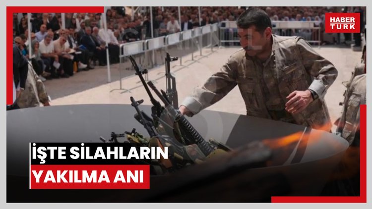 Yeni dönem! Terör örgütü ilk silahları bıraktı