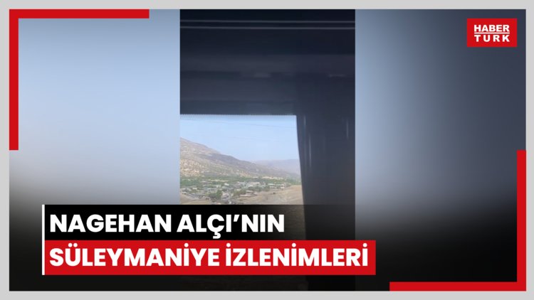 Nagehan Alçı, PKK'nın silahlarını yaktığı Süleymaniye'ye gitti