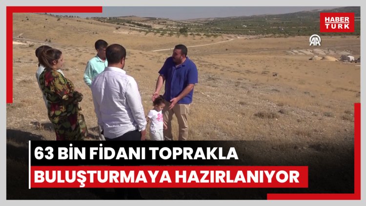 Şanlıurfalı gönüllü, 63 bin fidanı toprakla buluşturmaya hazırlanıyor