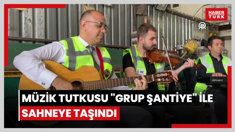 Belediye personelinin müzik tutkusu "Grup Şantiye" ile sahneye taşındı