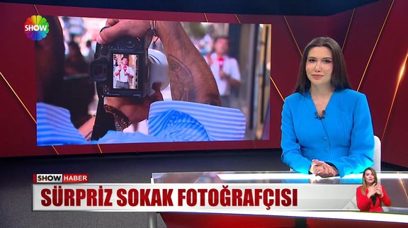 Sürpriz sokak fotoğrafçısı!