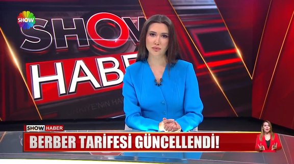 Berber tarifesi güncellendi!