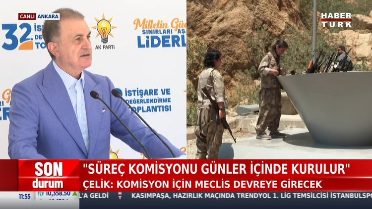 Bakan Çelik: Süreç komisyonu günler içinde kurulur
