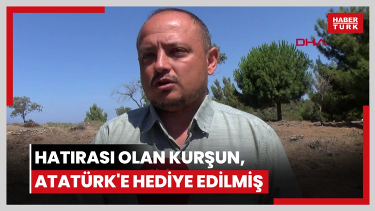 57'nci Alay'ın yer altındaki savaşının hatırası olan kurşun, Atatürk'e hediye edilmiş