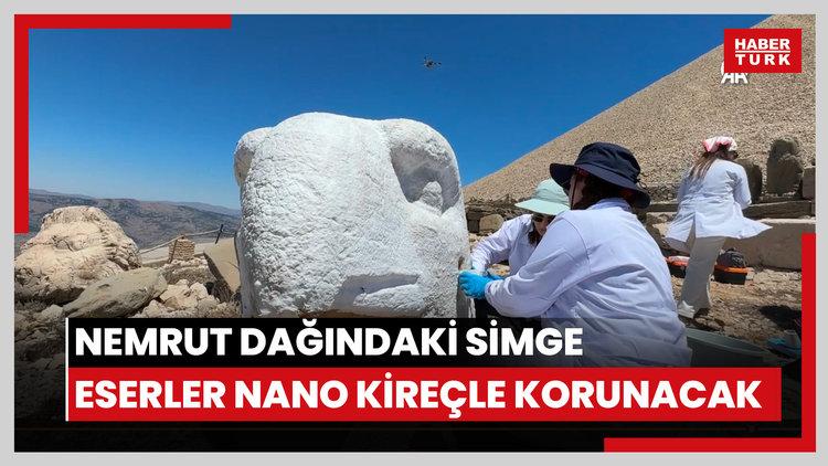 Nemrut Dağındaki simge eserler nano kireçle korunacak