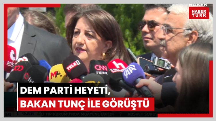 DEM Parti heyeti, Bakan Tunç ile görüştü